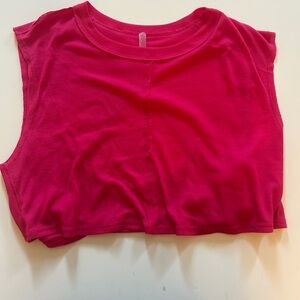 Free People Pink Sleeveless tank top